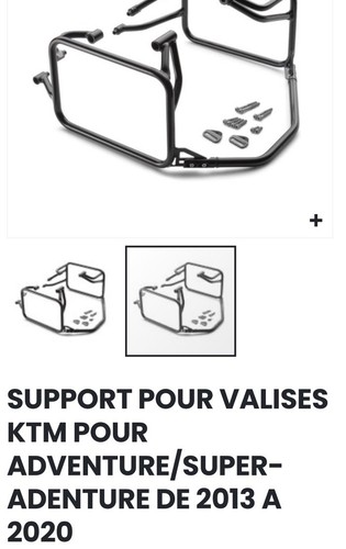 Support pour valises - valises, ktm