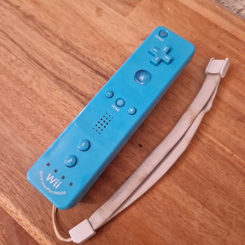 Manette wii bleue motion plus - bleue,