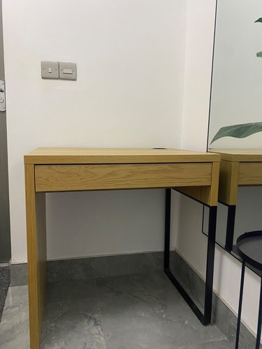 Ikea micke desk oak - -,