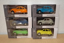 Lot de 6 Citroën 2 CV et 2 CV