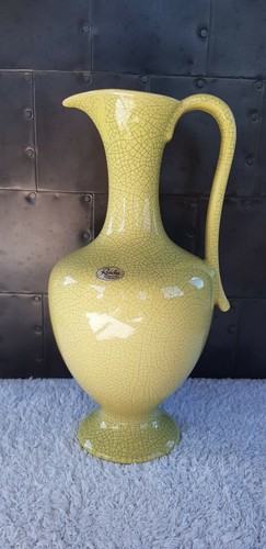 Vase ruscha craquelé pichet - vase,