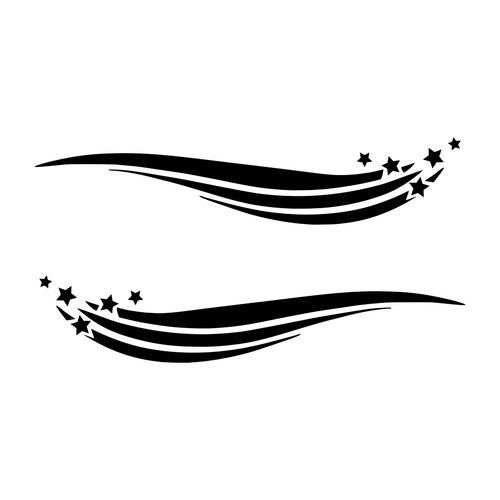 Autocollants graphiques vagues - autocollants,