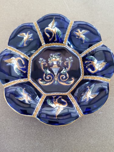 Plat polylobé gien - polylobé, décor