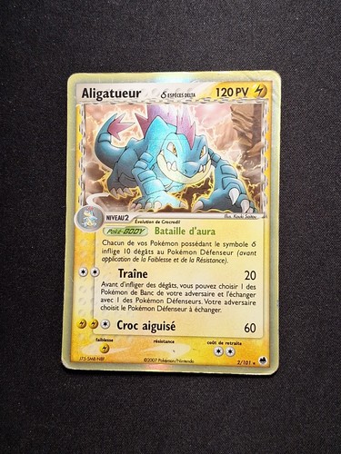 Holo aligatueur 101 ile - 2/101, ex
