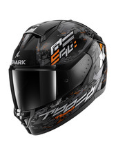 Casque Intégral Shark Ridill 2 Molokai Kso Noir Orange Argent Taille M