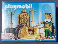 PLAYMOBIL 4256 Trone roi couronne panthère noire PALAIS PRINCESSE BOITE NEUVE