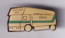 RARE PINS PIN'S .. CAMION TRUCK WAGEN TRANSPORT DEMENAGEMENTS GIRAUD FLEAC 16~GA