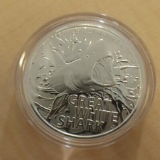 Australia 1$ Great White Shark 2021 silver 1 oz 99.9% in capsule