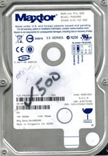 Maxtor 7H500R0 500 Go IDE CODE: HA3D1DD0 N, G, C, B