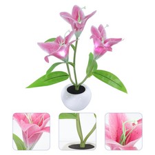  Lampe de table Lily Flower Pot lampe nocturne lampe de lit de lit lampe