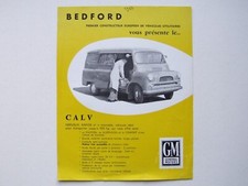 Catalogue, brochure, camion, truck, Bedford CALV fourgon 1965