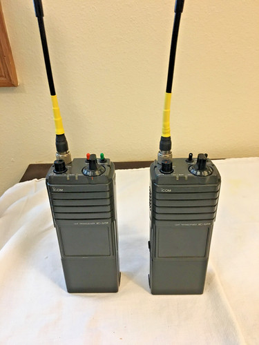 Icom uhf transceiver lot of - icom,