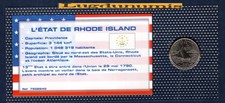 Etats Unis Quarter Dollar 2001 P Rhode Island série des Etats SPL FDC Sous Scell