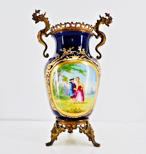French sevres signed porcelain - signed,