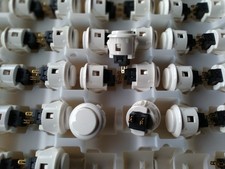 5 x Boutons blancs de Jeu