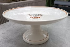 Ancien beau compotier art déco en faïence de Saint-Amand CA12