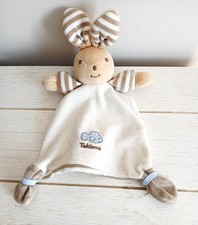 Takinou doudou lapin plat