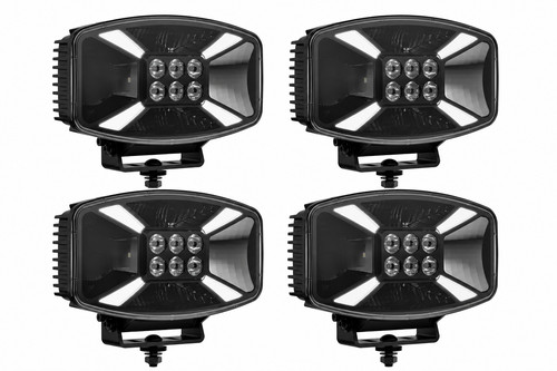 Led phare feux longue - 4x,