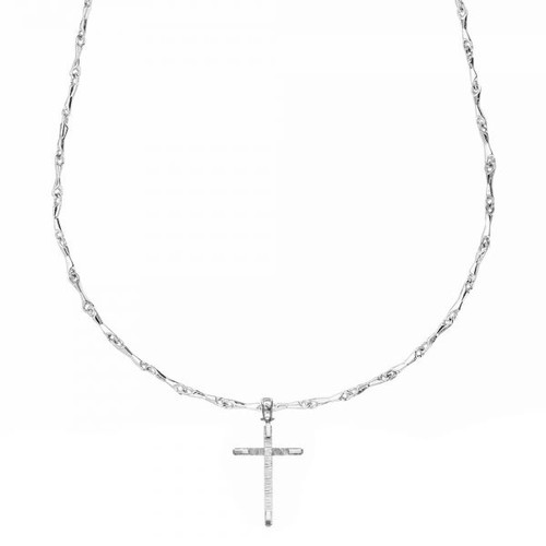 Collier blanc 18 carats - 18,