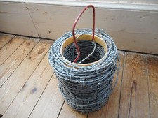 100 m fil de fer barbelé galvanisé, jus du grenier pour clôture de protection