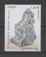 FRANCE timbre 2017 - N°5168 OEUVRE de AUGUSTE RODIN " LE BAISER " (**)