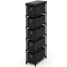 Commode Étroit avec 5 Tiroirs