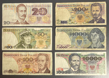 Beau lot de 6 billets de