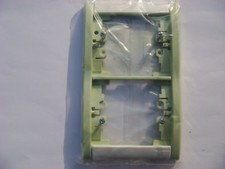 Legrand SAGANE Anis, Double plaque Verticale 82021, Prise, Interrupteur,Poussoir