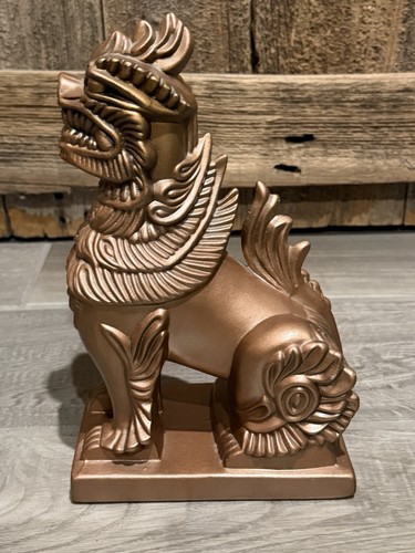 Vtg 1974 ceramic bronz chinese - 1974,