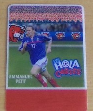 2000  EMMANUEL  PETIT   FOOTBALL  FRANCE  VACHE QUI RIT JEUX  HOLA  NEUVE