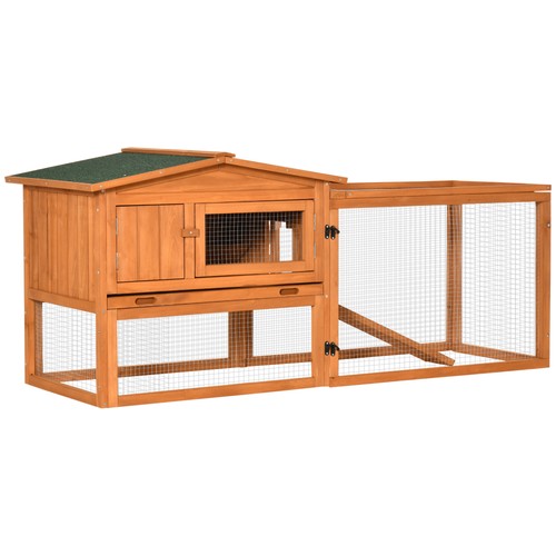 Pawhut cage lapin - cage, à