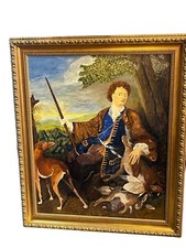 TABLEAU PEINTURE HUILE TOILE