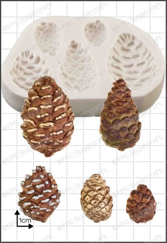 Moule silicone pin cônes - pin,