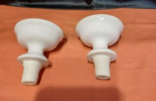 lot 2 baguiers porcelaine de lavabo accessoires rarissime salle de bain art deco