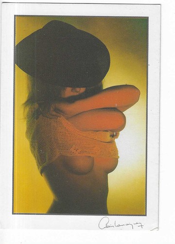 Carte postale femme aux - nu,