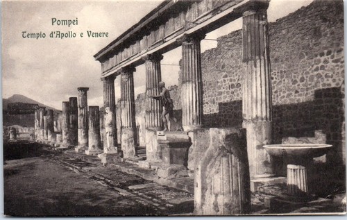 Italie pompei carte postale - italie,