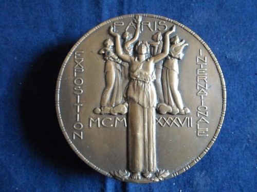 Medaille art deco dammann - art,