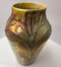 Vase en grès irisé flammé