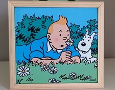 Tableau Tintin image en métal