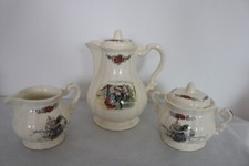 Service à café, céramique alsacienne, Kaffeeservice, elsässische Keramik,