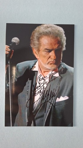 Autographe eddy mitchell - eddy,