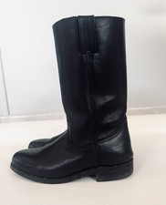 Bottes en cuir noir ST LOUIS