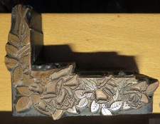 MATRICE d'IMPRIMERIE XIXème