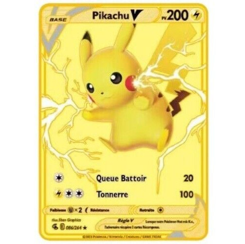 Carte pokémon métal - ⭐,