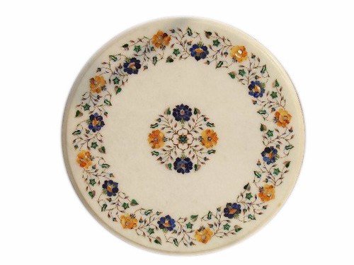 White marble inlay - marble, coffee