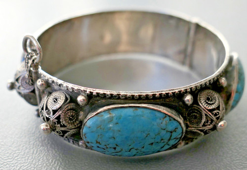 Ancien bracelet turquoise - ancien,