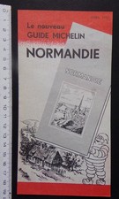 § feuillet publicité MICHELIN guide Normandie 1953
