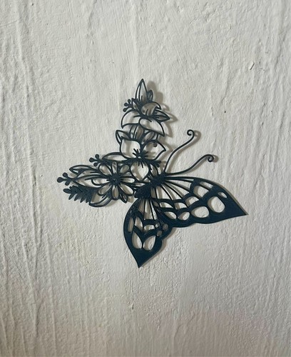 Papillon mural art - art, nouveau