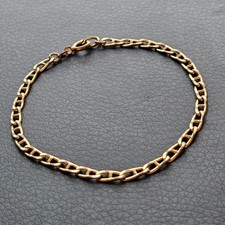 Bracelet maille marine plaqué