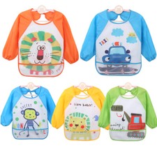 5PCS Bavoirs Manches Longues